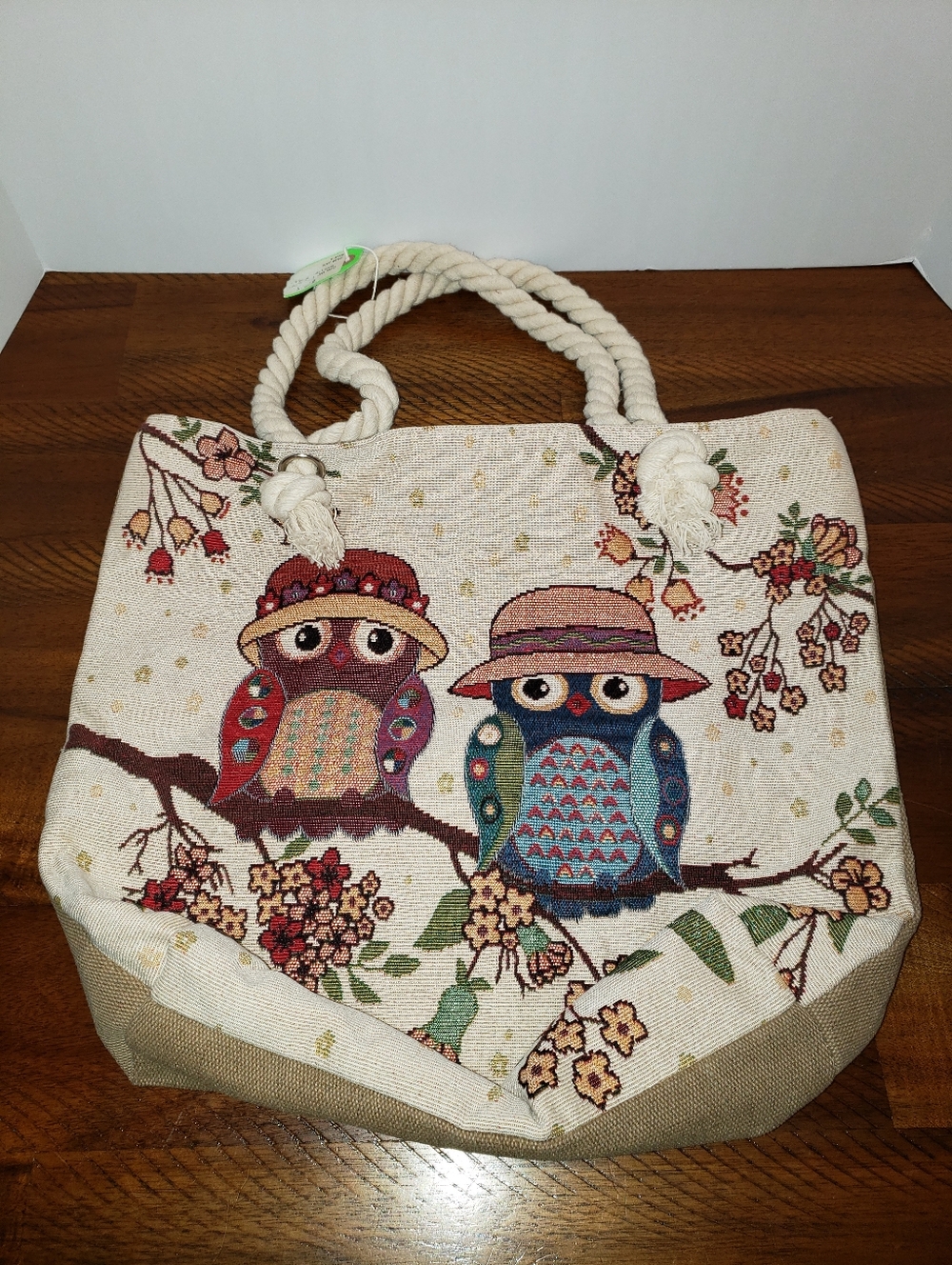 NWT Owl Tote Bag